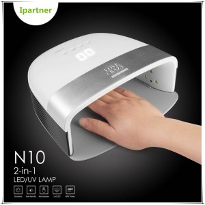 N10 Nail Dryer, 48W LED UV Nail Lamp for Gel Nail Polish with Sensor and Timer Setting by Ipartner