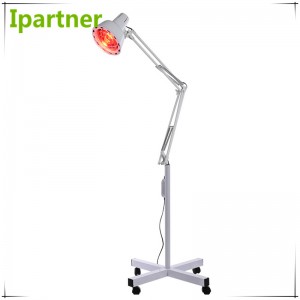 Ipartner Infrared Floor Stand Heat Lamp Health Pain Relief Therapy 275W Salon Home Use
